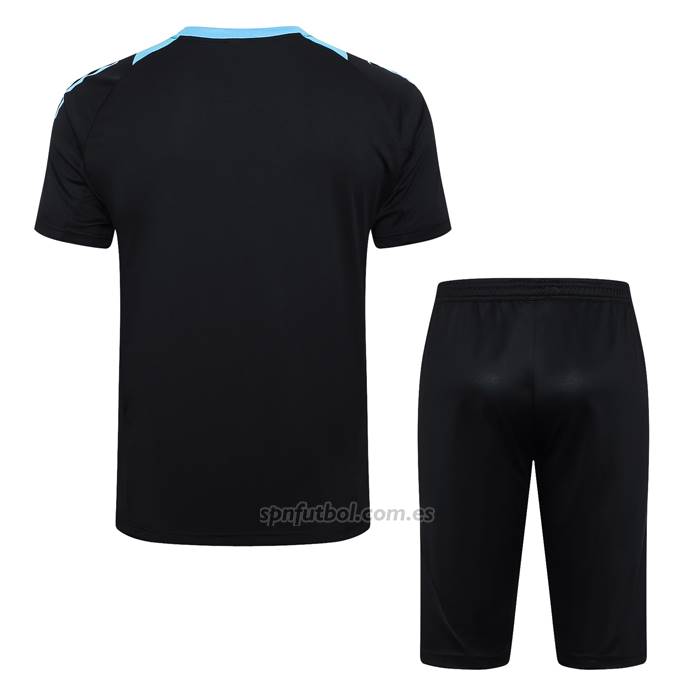 Chandal del Argentina Manga Corta 2024-2025 Negro - Pantalon Corto